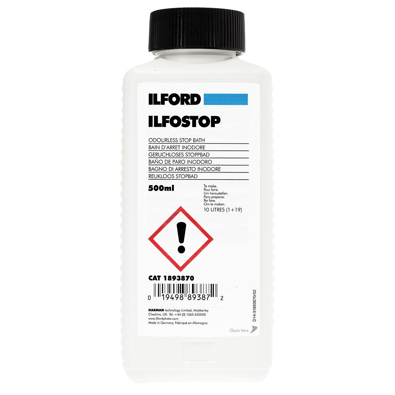 Ilford ILFOSTOP 500ml