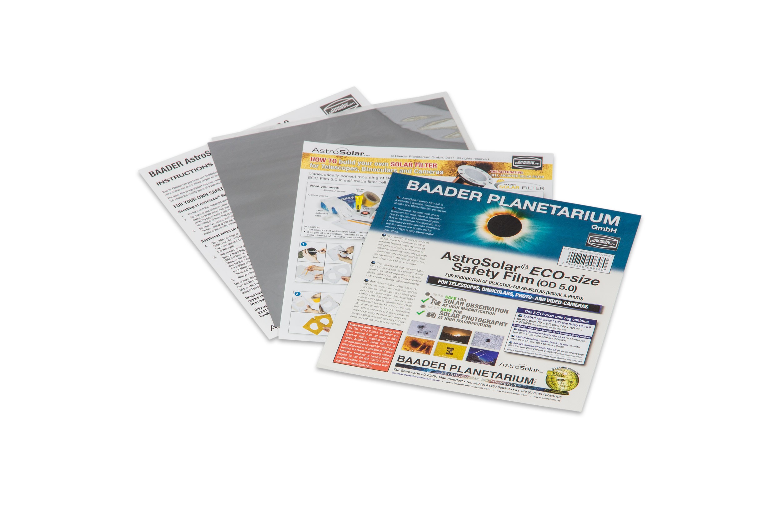 Baader AstroSolar® ECO-size 140x155mm zur SoFi am 12.8.2026