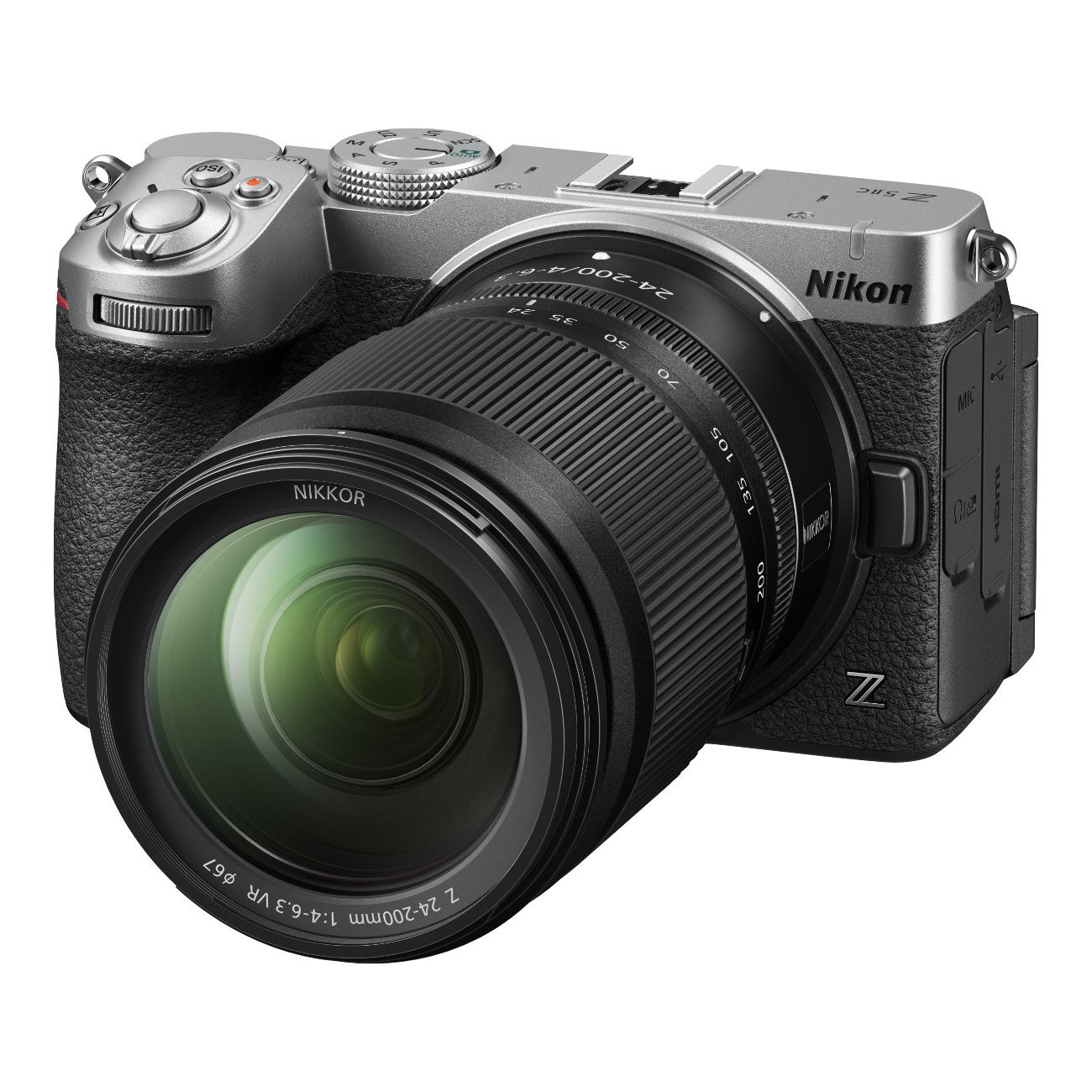 Nikon Z5IIC Kit 24-200mm f/4.0-6.3 VR silber