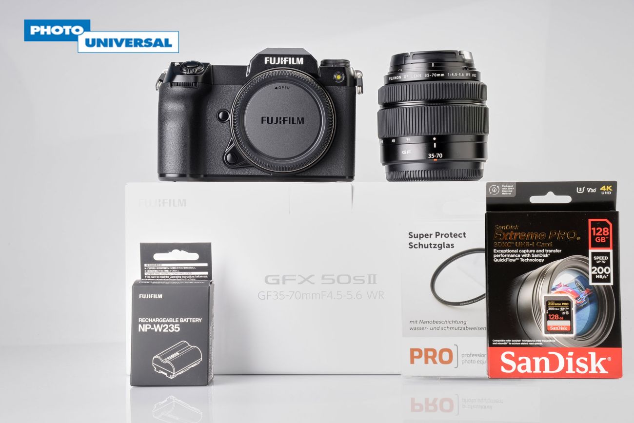 Fujifilm GFX50S II + GF35-70mm F4.5-5.6 WR Bundle