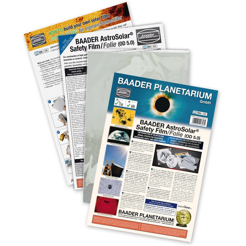 Baader AstroSolar® Safety Folie A4 zur SoFi am 12.8.2026