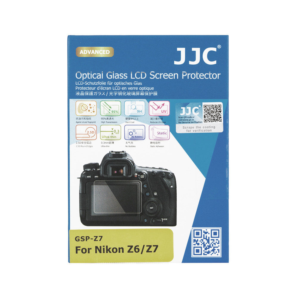 JJC Nikon Z7II/Z6II Displayschutz aus Glas
