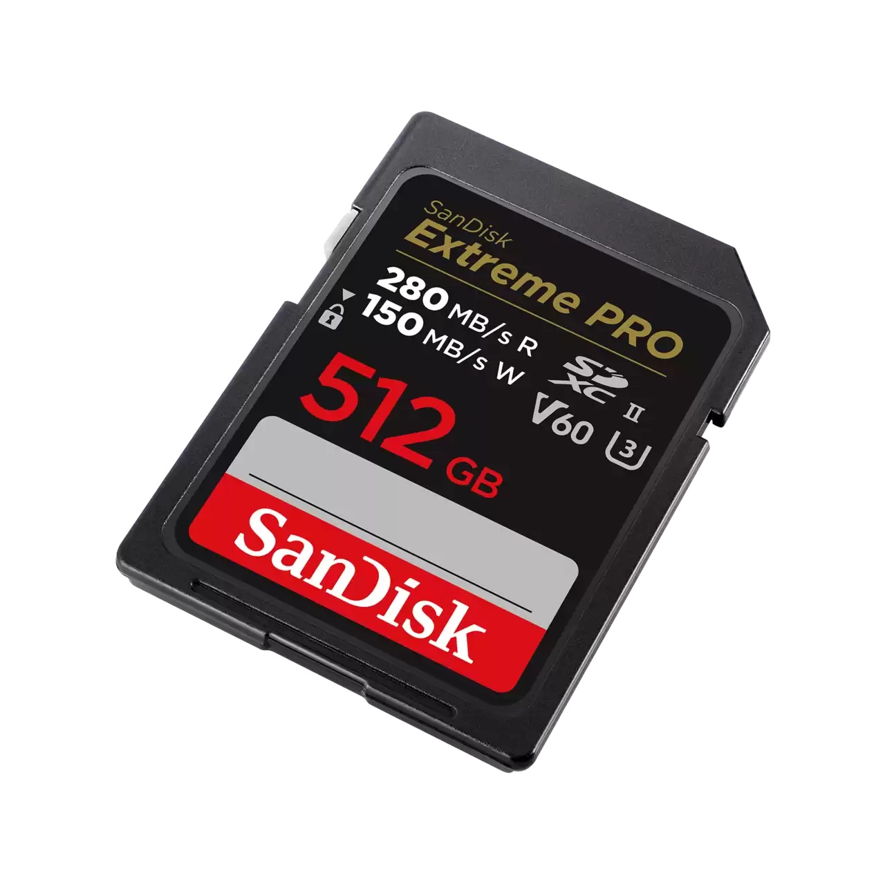 SanDisk 512 GB Extreme PRO SD-UHS-II-Karte (V60)