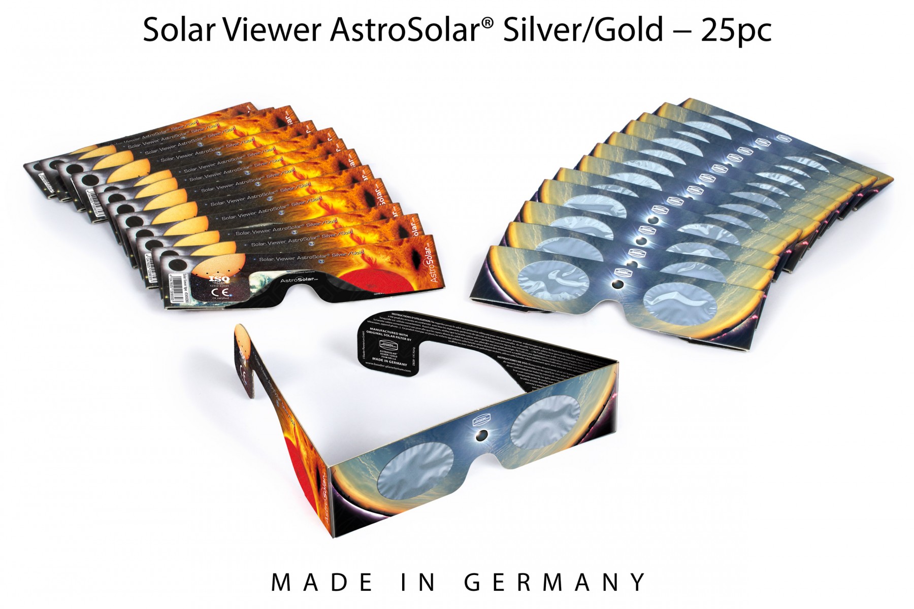 Baader Solar Viewer 25er Pack zur SoFi am 12.8.2026