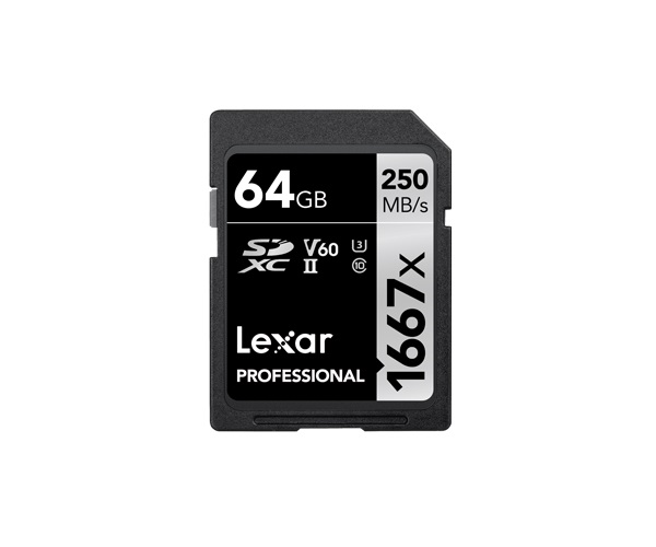 LEXAR 64GB 1667x SDXC UHS-II PROF.