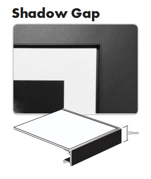 Ilford GALERIE FRAME Shadow Gap Black A3