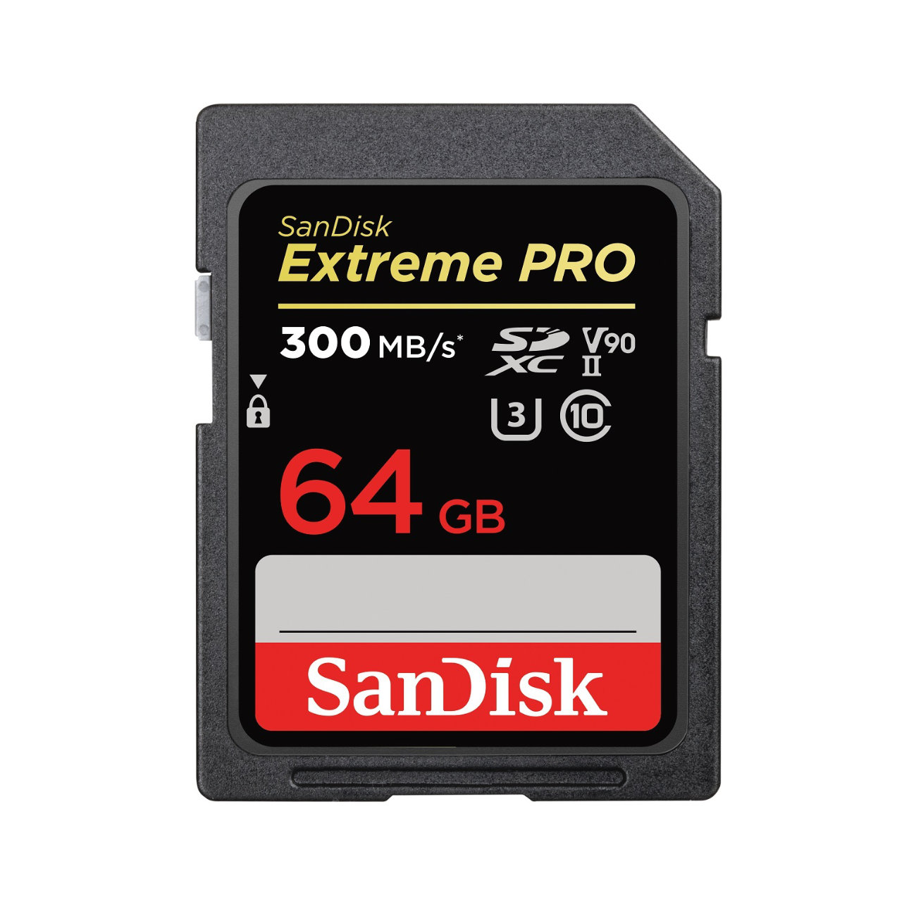 SanDisk 64 GB SDXC Extreme Pro 300MB/s UHS II