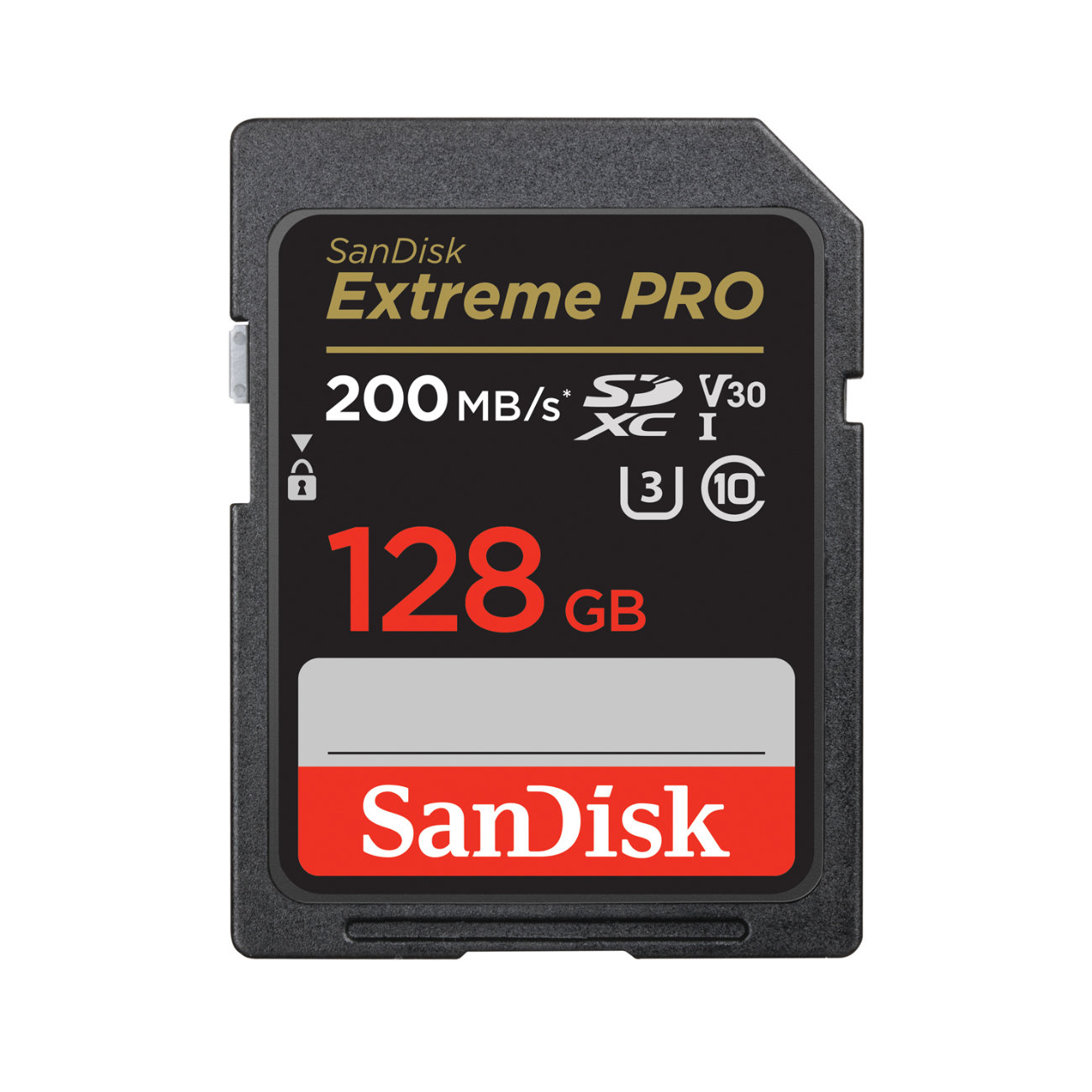 SanDisk 128 GB SDXC Extreme Pro 200MB/s UHS I