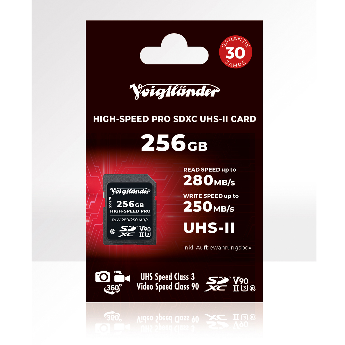 Voigtländer HIGH SPEED PRO SDXC 256GB UHS-II V90