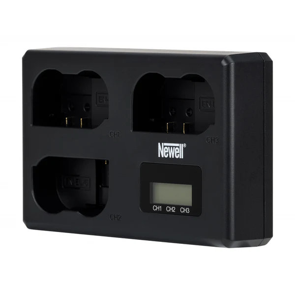 Newell TT-USB-C EN-EL15 Dreifach-Ladegerät für Nikon