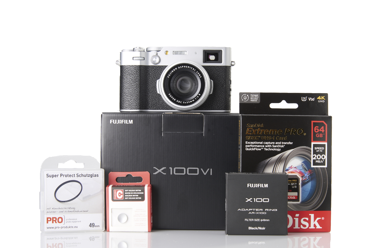 Fujifilm X100VI silber Bundle
