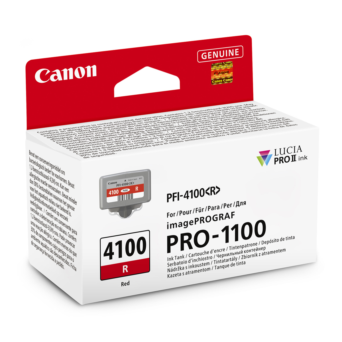 Canon PFI-4100R rot Tinte
