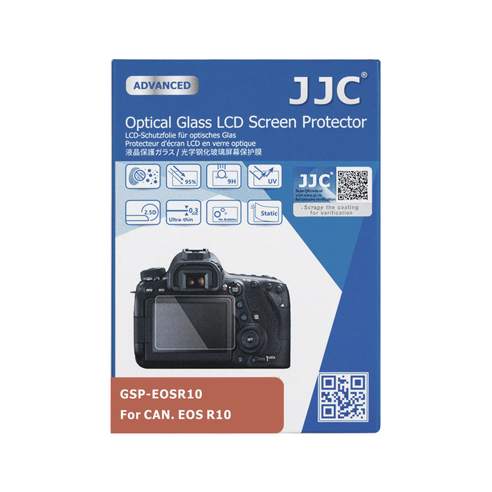 JJC Canon EOS R10 Displayschutz aus Glas