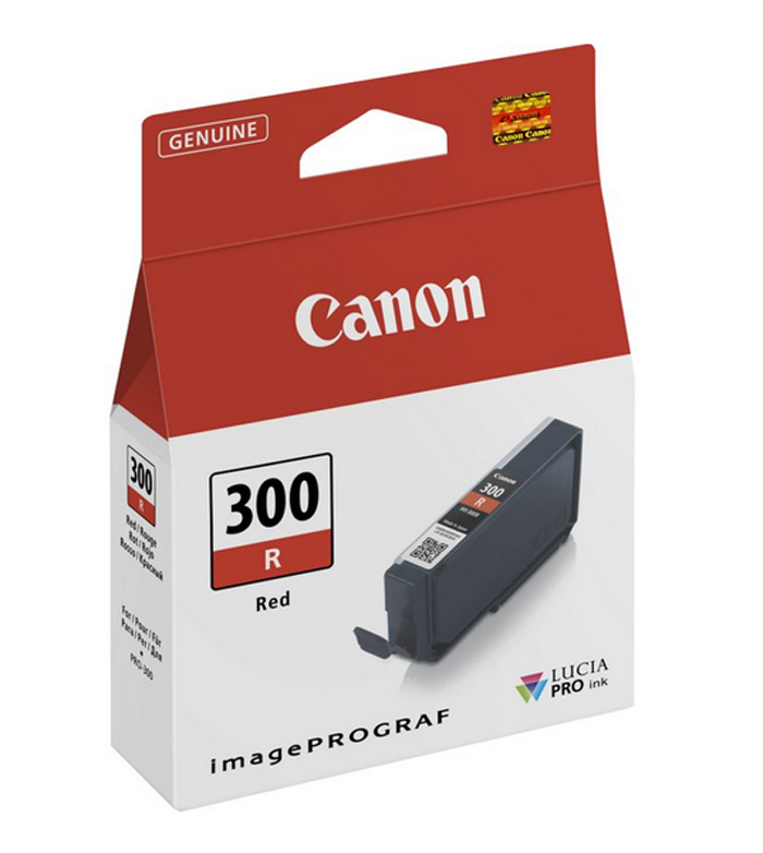 Canon PFI-300R Tinte Rot