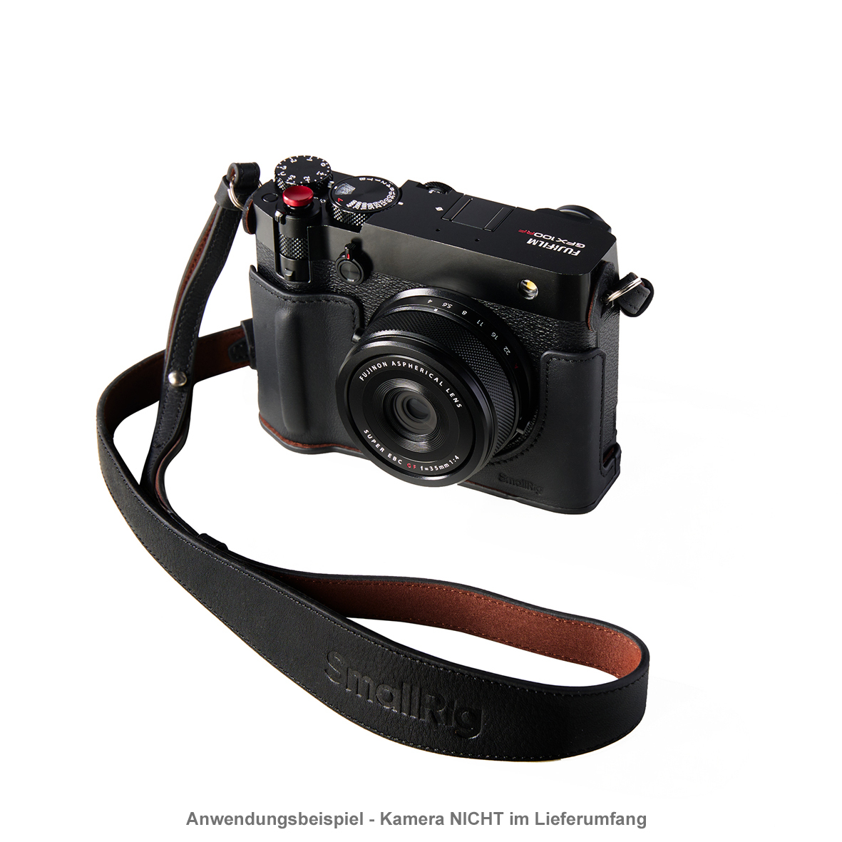SmallRig Leder-Halbschalen-Set für Fujifilm GFX100RF schwarz