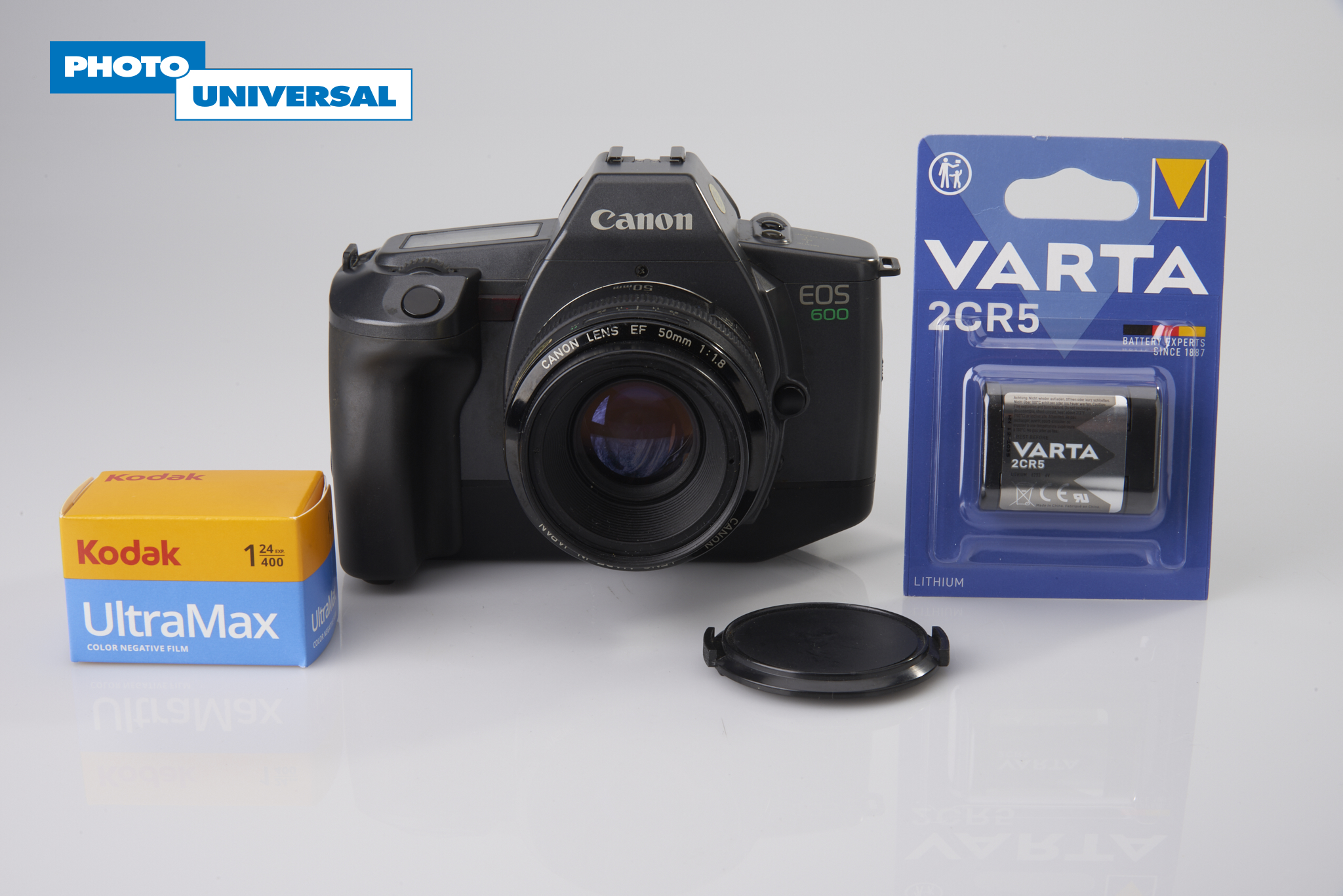 Canon EOS 600 mit EF 50mm/1.8 | Analoges Kamerakit