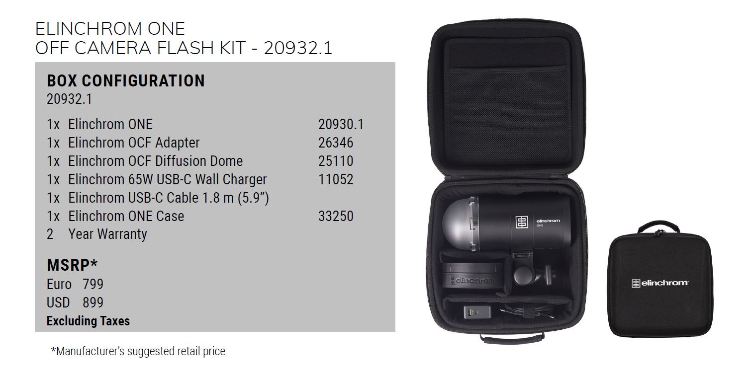 ELINCHROM ONE FLASH KIT