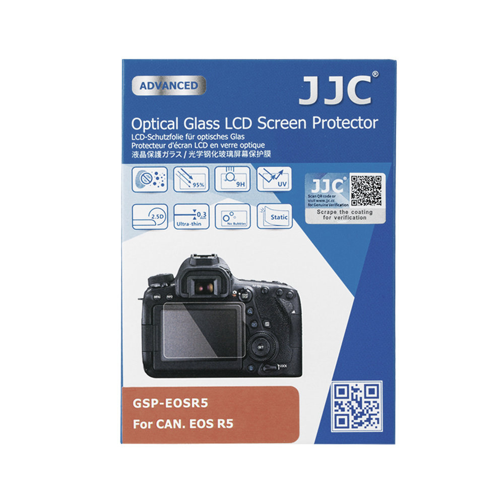 JJC Canon EOS R5 Displayschutz aus Glas