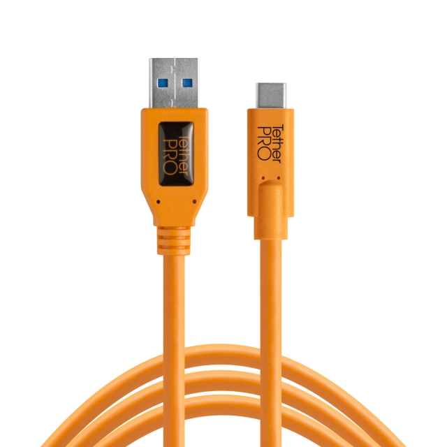 Tether Tools USB 3.0 auf USB-C 4.6m orange