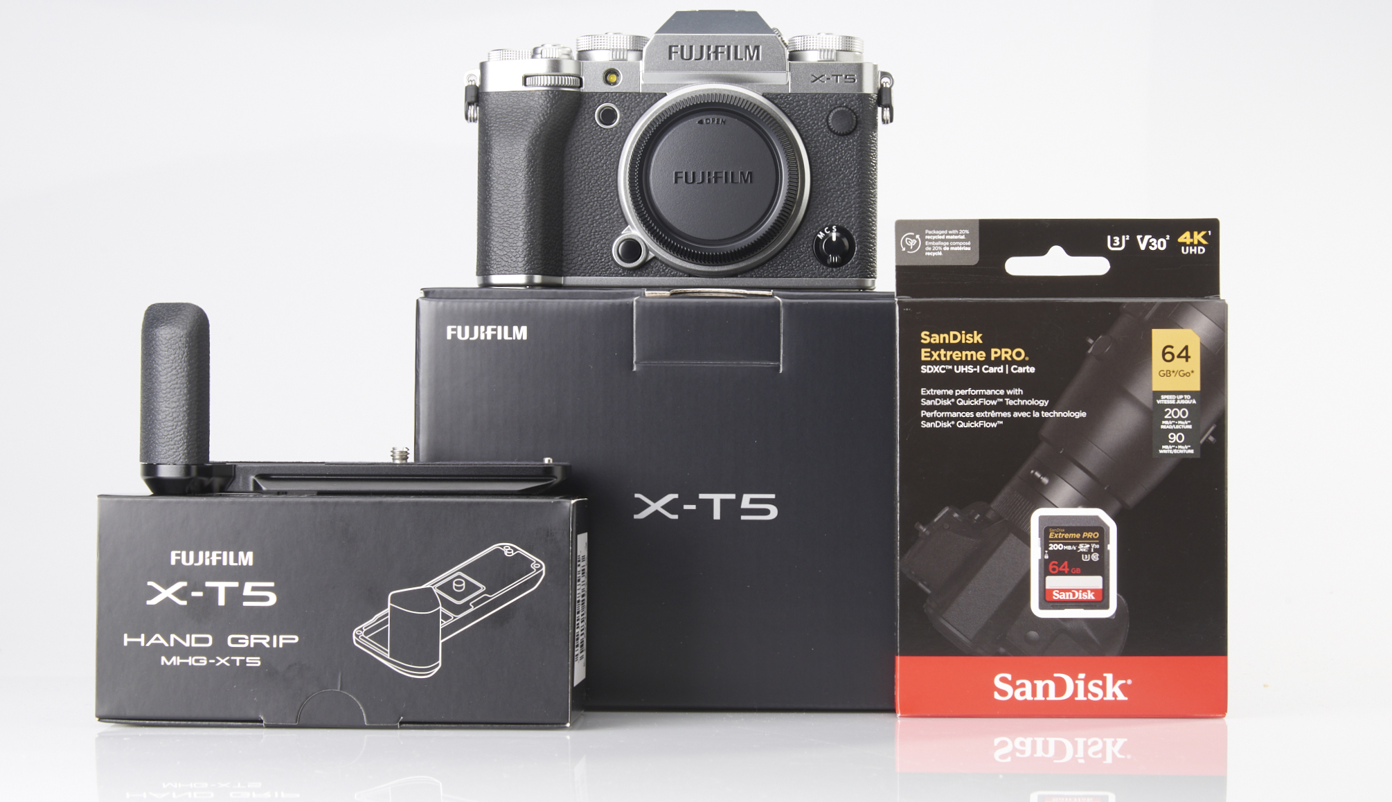 Fujifilm X-T5 silber Bundle III