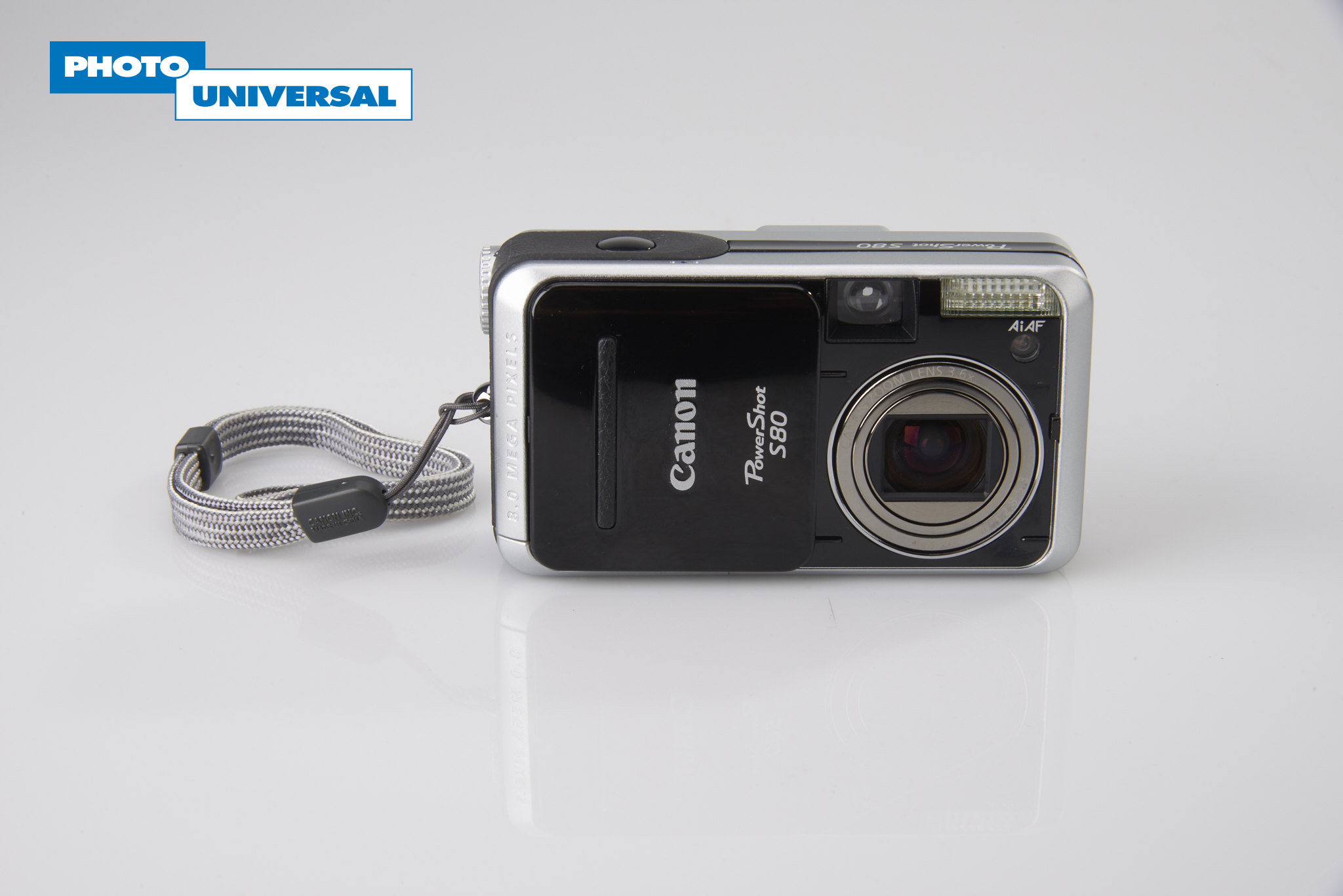 Canon Powershot S80 schwarz Kompaktkamera