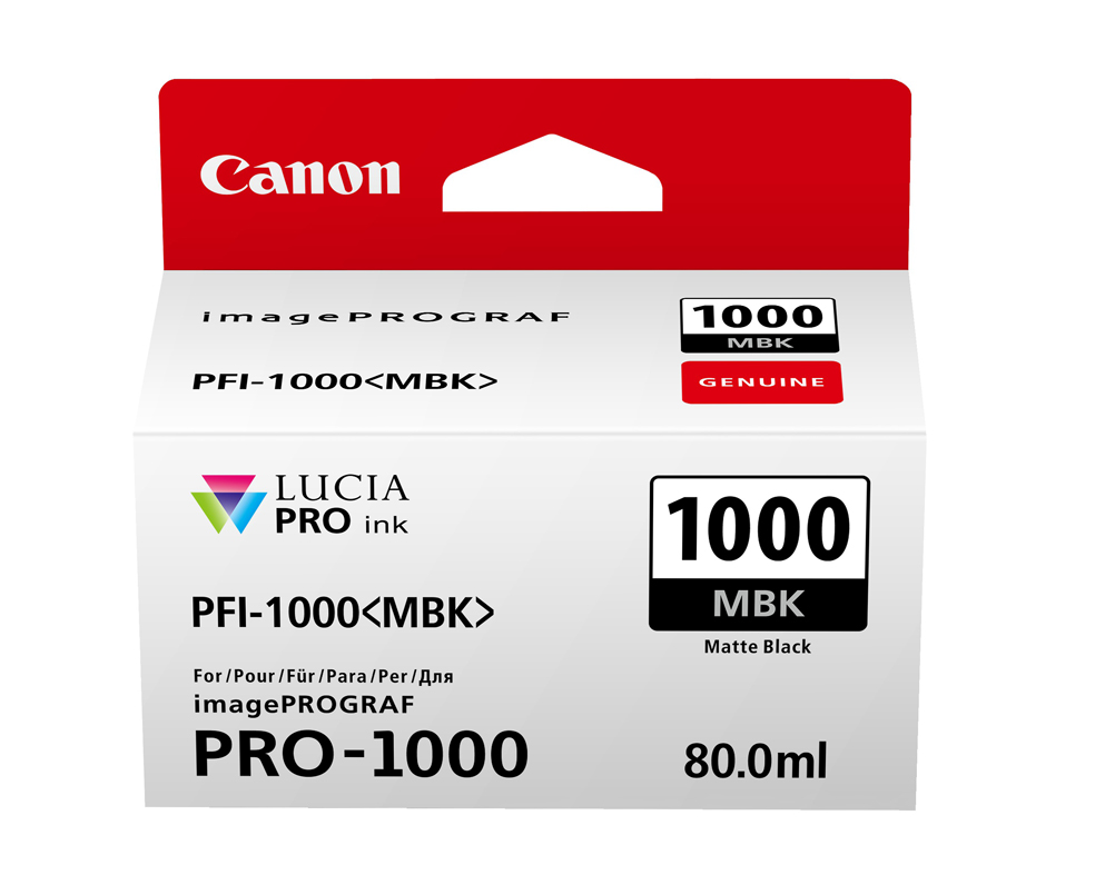 Canon PFI-1000MBK Tinte Mattschwarz