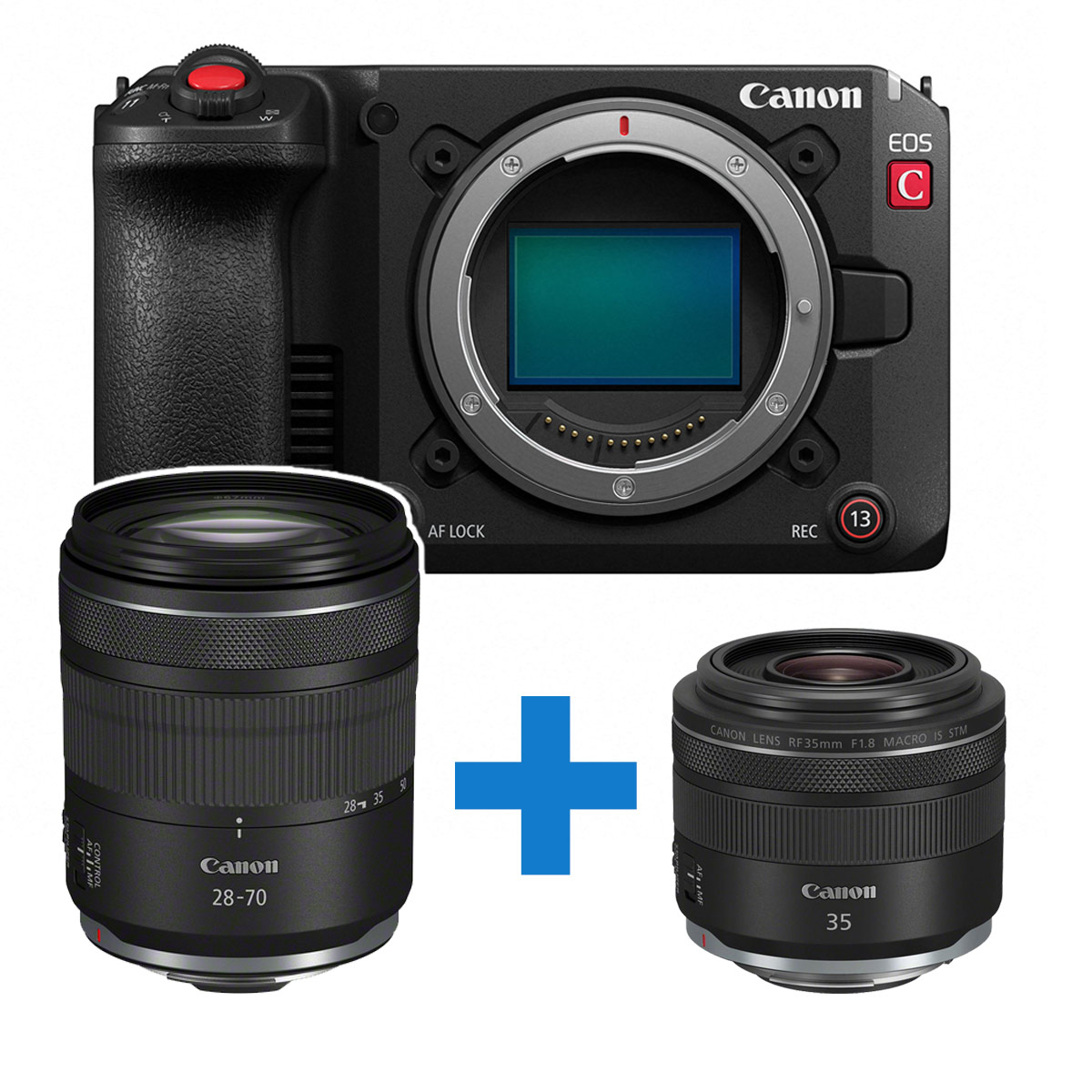 Canon EOS C50 + RF28-70/2,8+RF35/1,8