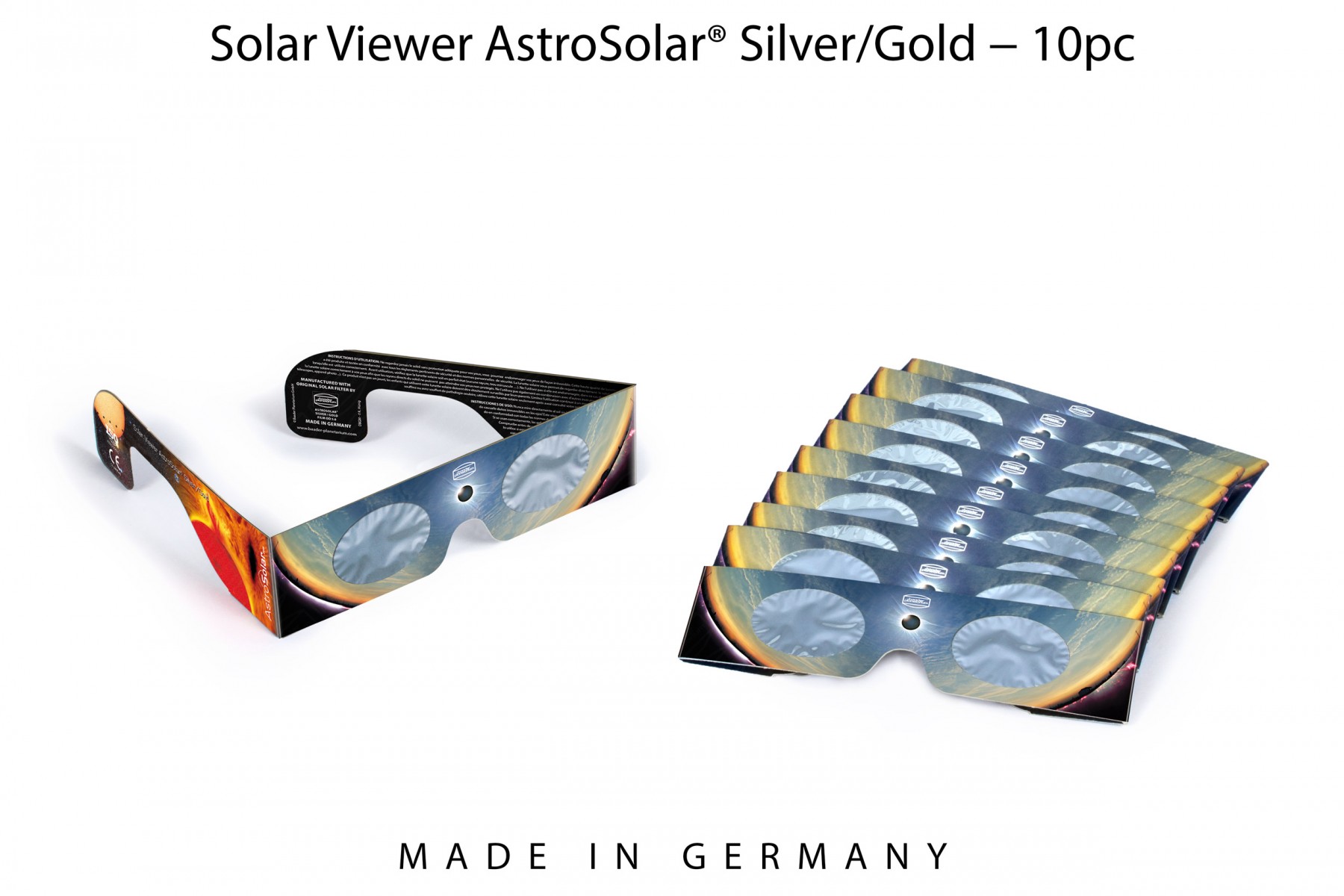 Baader Solar Viewer 10er Pack zur SoFi am 12.8.2026