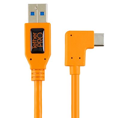 Tether Tools Pro Kabel USB C abgewinkelt an USB C