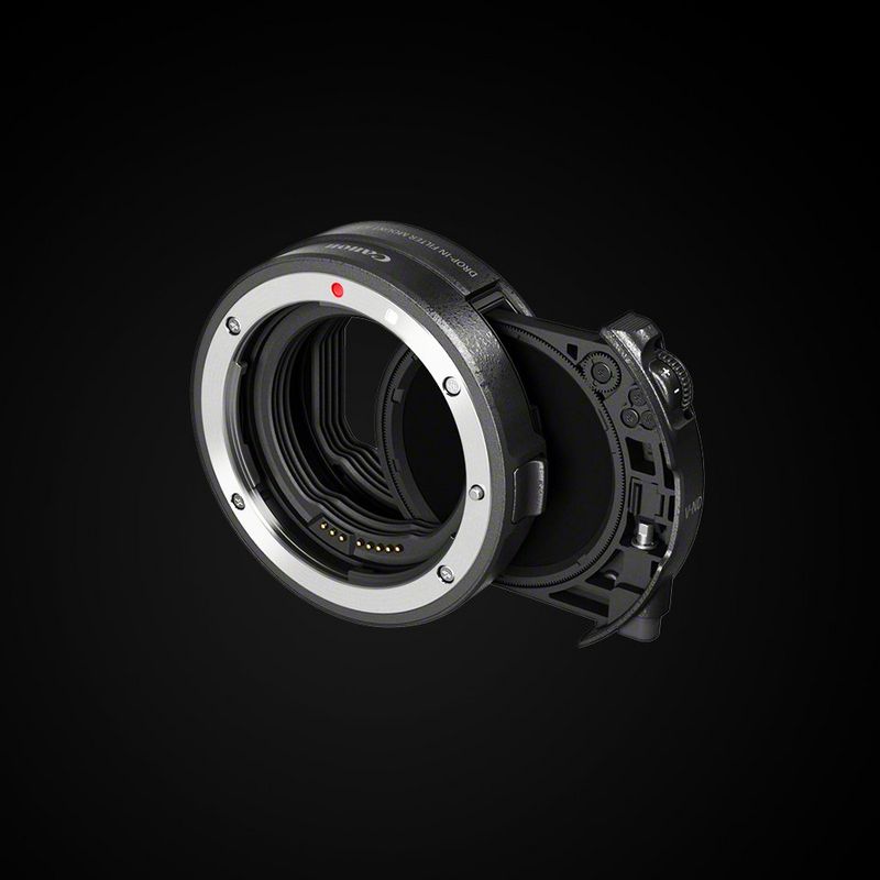 Canon EF-EOS R Adapter mit ND-Einsteckfilter