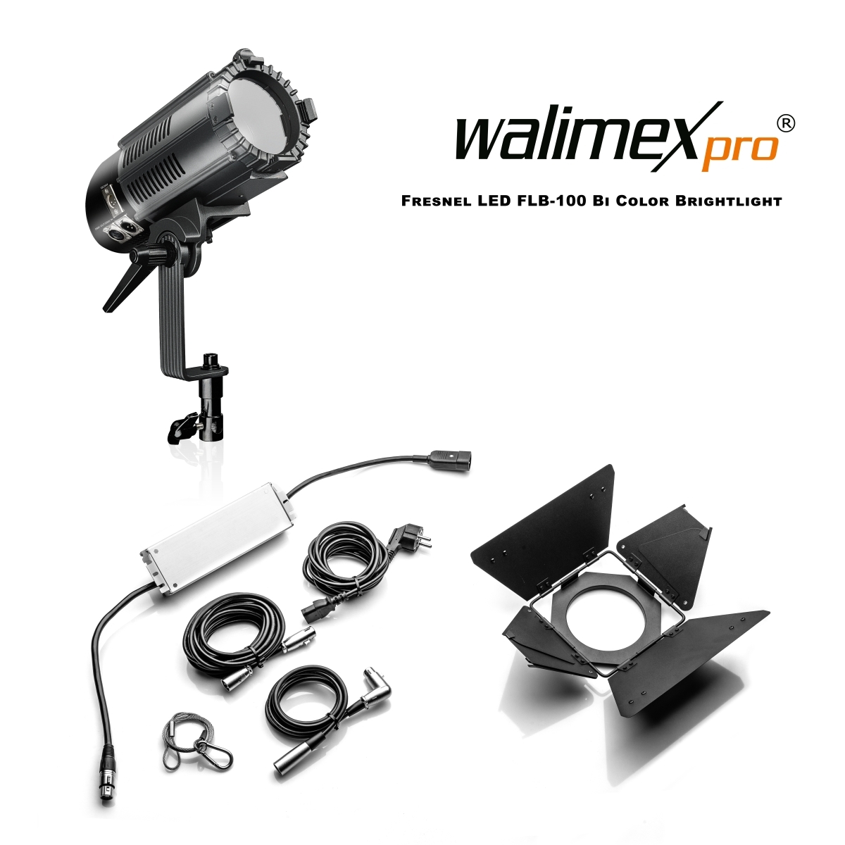 Walimex pro LED FLB-100 Bi Color Fresnel Spot***