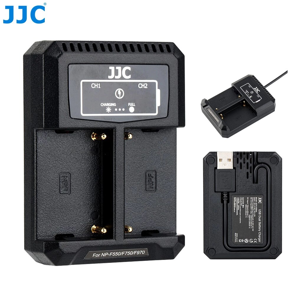 JJC Sony DCH-NPF USB Doppelladegerät