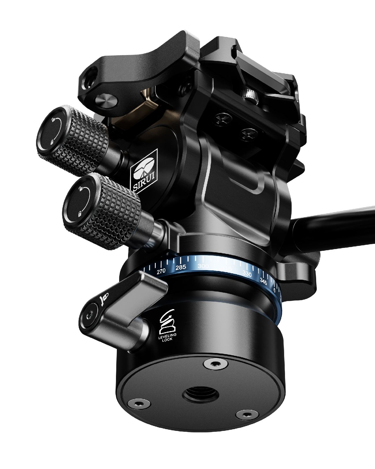 Sirui KV-10 Mini Fluid-Videoneiger mit Q/R und Nivelierbasis