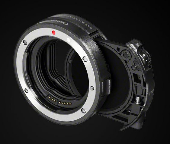 Canon EF-EOS R Adapter mit Pol-Einsteckfilter