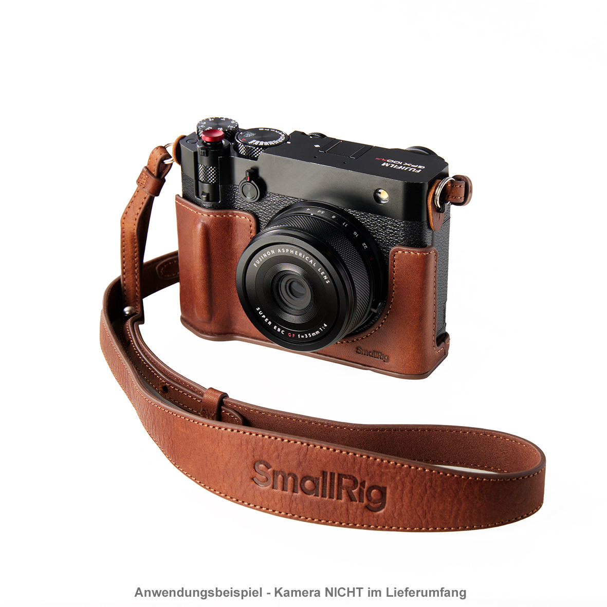 SmallRig Leder-Halbschalen-Set für Fujifilm GFX100RF braun