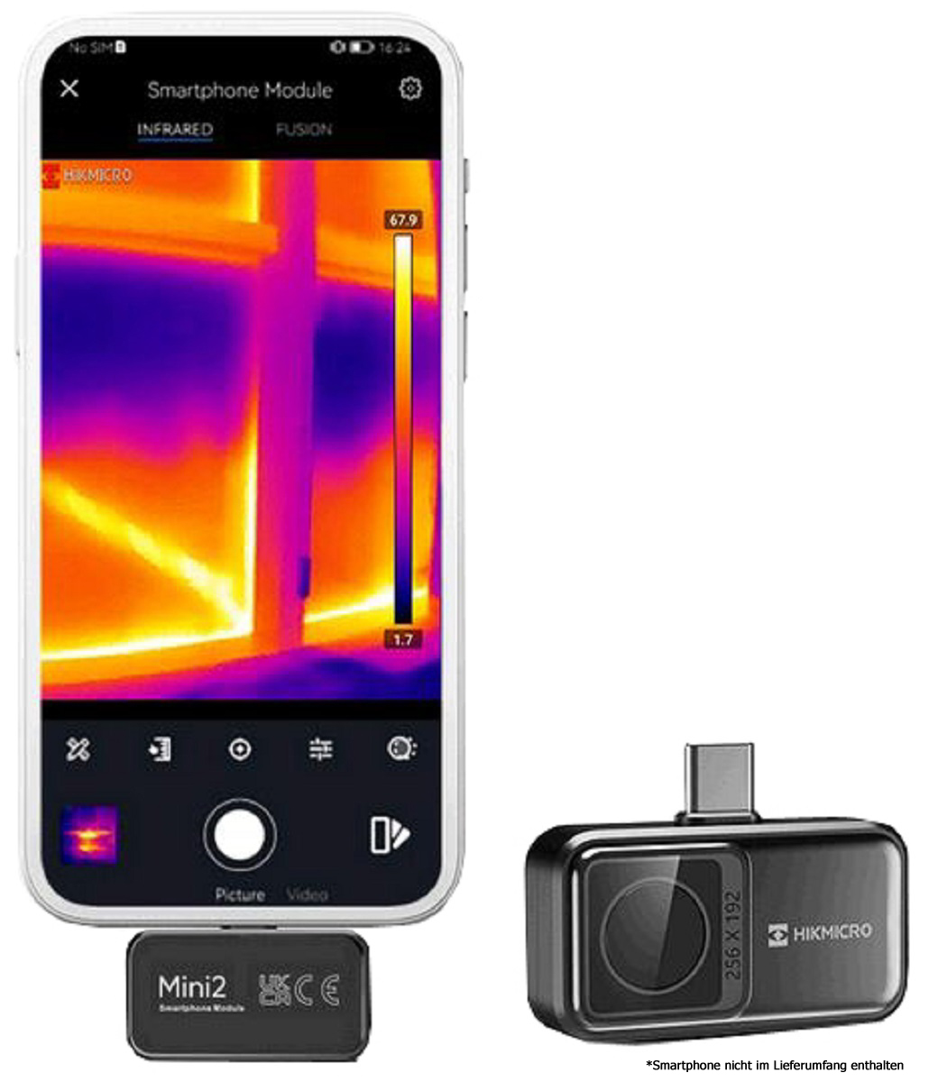 Hikmicro Mini2 Wärmebildkamera für Android