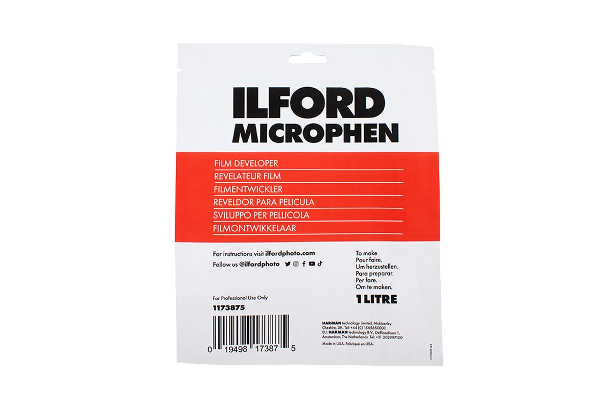 Ilford MICROPHEN Filmentwickler in Pulverform