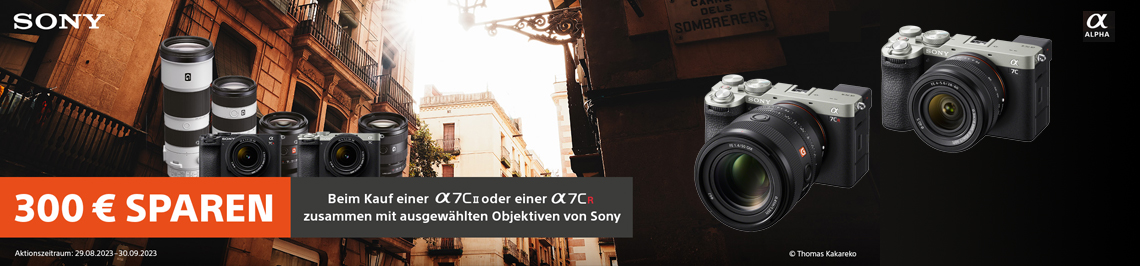 Sony Einführungsaktion C7II & 7CR
