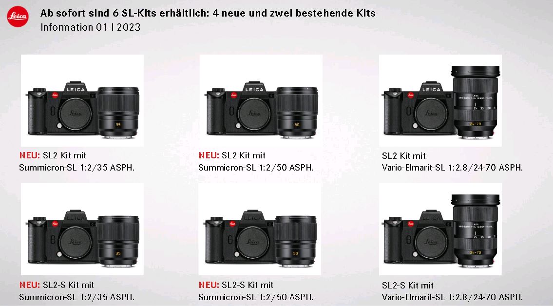 Leica SL2 Kit Gutscheinaktion