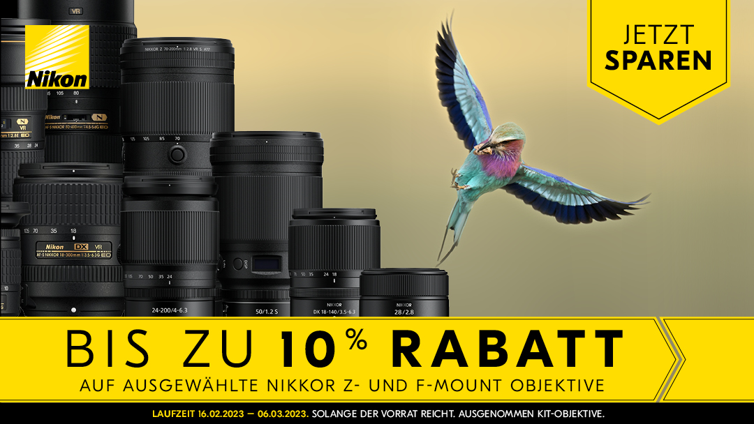 Nikon Objektivwochen 10% Rabatt